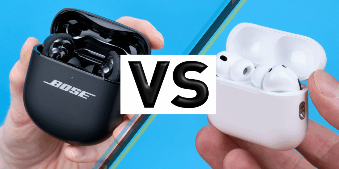 Apple AirPods Pro 3 vs Bose QuietComfort Ultra Earbuds Vergleich