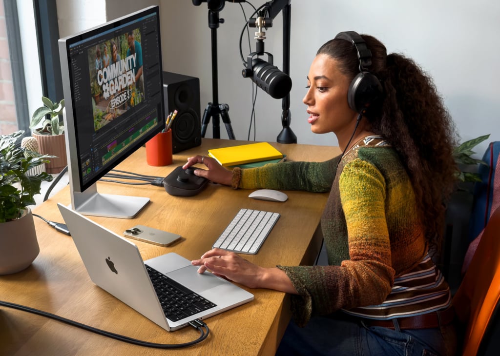 Das neue Apple MacBook Pro mit dem M5-Chip visiert z. B. Creator:innen an.