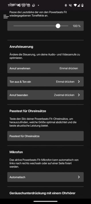 Beats Powerbeats Fit – Screenshot
