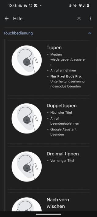Google Pixel Buds 2a – Screenshot
