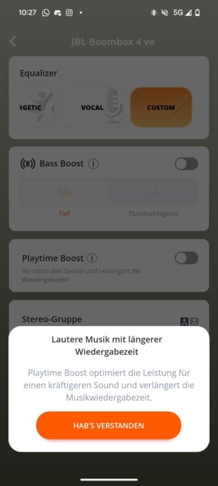 JBL Boombox 4 – Playtime Boost