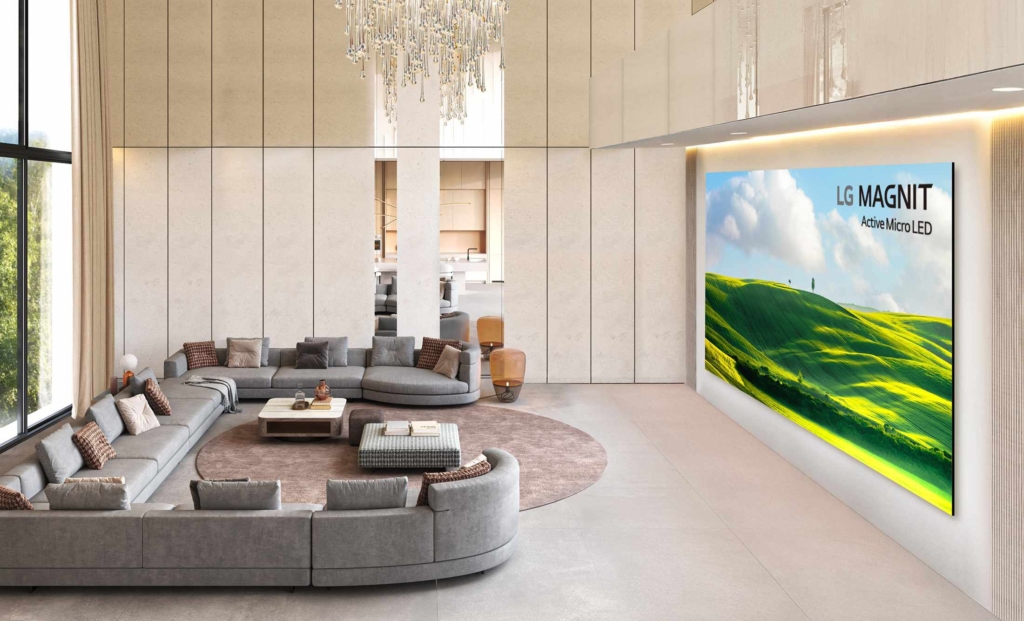 Der LG Magnit mit aktiver Matrix ist ein Micro LED der nächsten Generation.