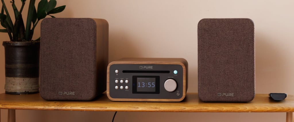 Das Set Pure Classic Stereo Mini bietet echten Stereo-Sound im kompakten Format. 