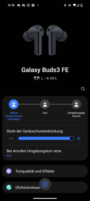 Samsung Galaxy Buds3 FE – Screenshot