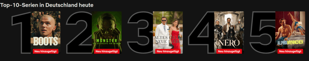 Serien Netflix Top 10 Deutschland