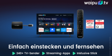 waipu.tv führt ein neues Start-Abo sowie einen neuen Stick ein.