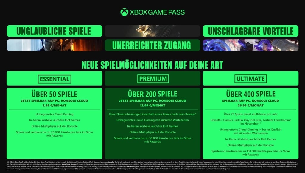 Der Xbox Game Pass dürfte auch für die kommende Konsolengeneration wichtig bleiben.