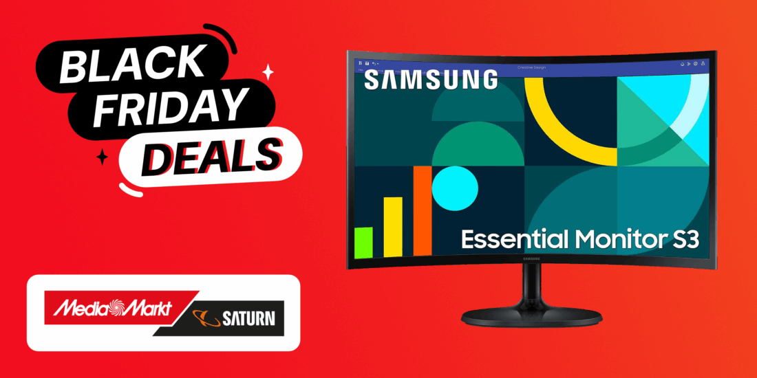 Curved Monitor von Samsung zu Black Friday drastisch reduziert