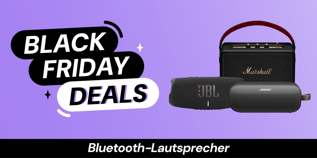 Die besten Deals fuer Bluetooth Lautsprecher zu Black Friday