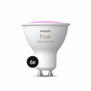 Philips Hue White & Color Ambiance GU10 – 6er-Set