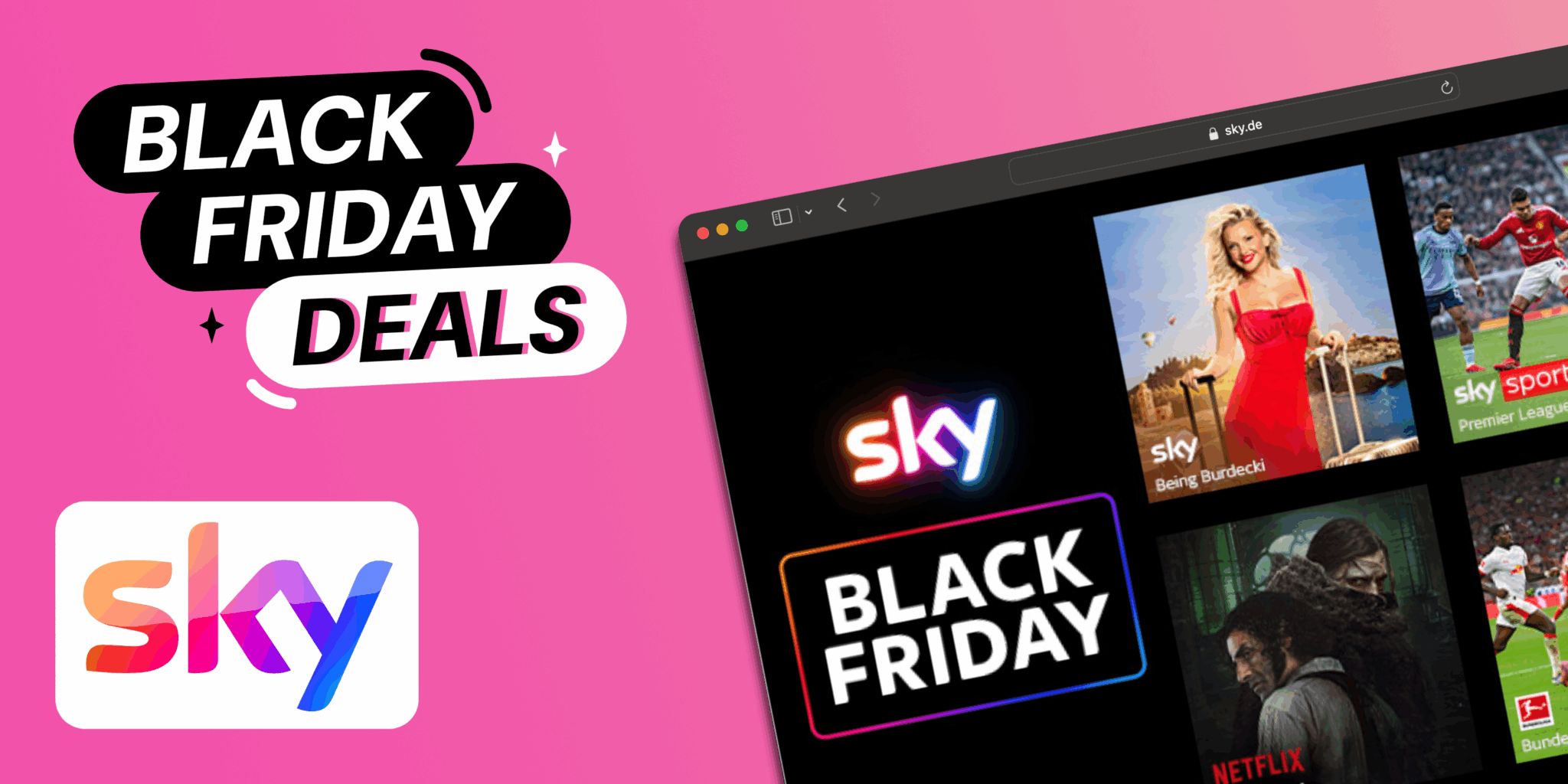 Sky bringt neues Paket-Abo extra für Black Friday