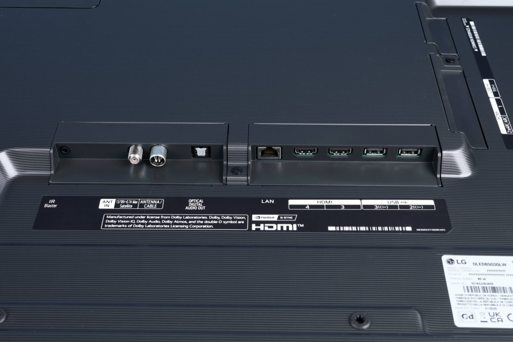Anschlüsse Unten LG OLED G5