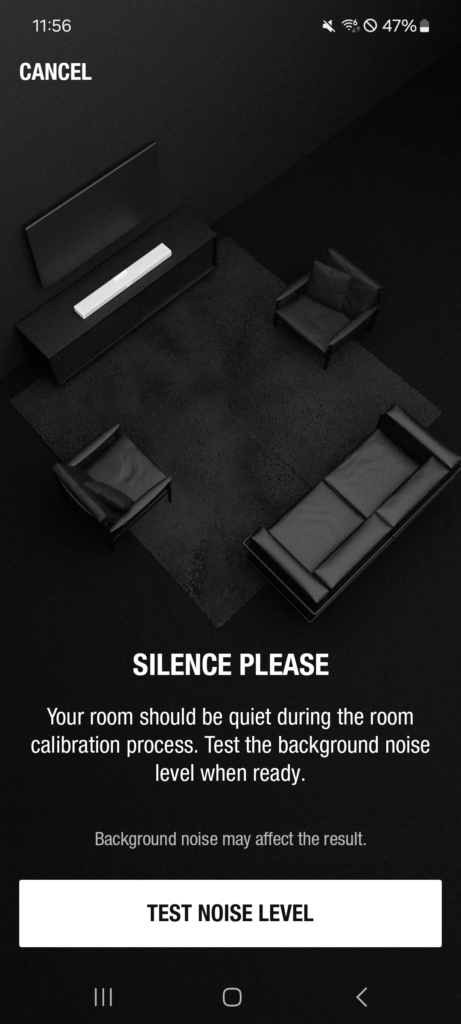 Raumkalibrierung zum Soundbar einrichten bei Marshall Heston 120