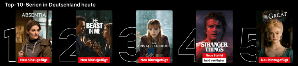 Netflix Top 10 Serie