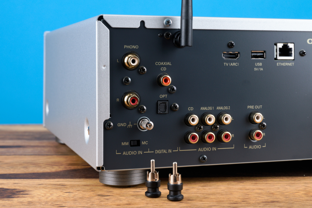 Onkyo A-50 Rückseite Eingänge