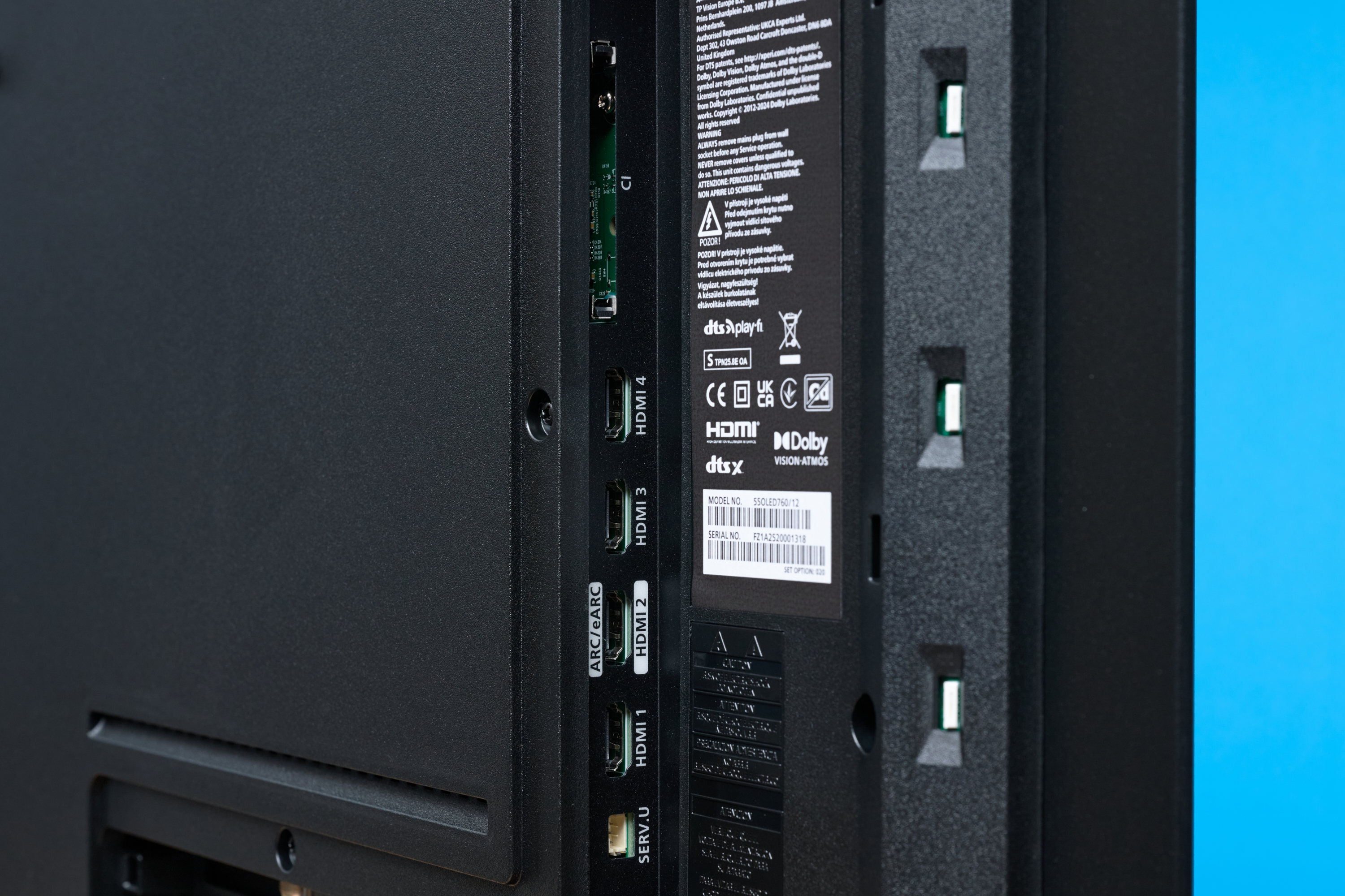 Anschlüsse Philips OLED760