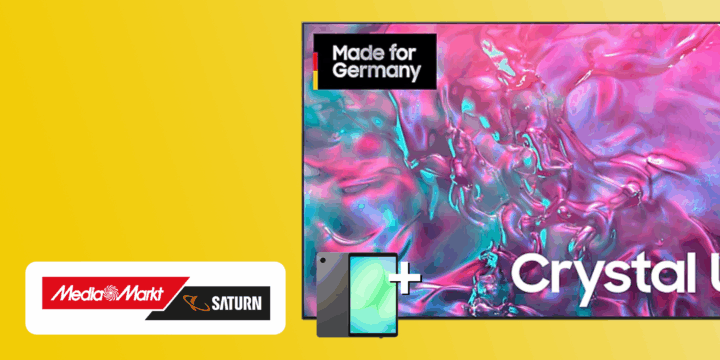 Samsung DU9079 98 Zoll Angebot plus Tablet Cyber Monday