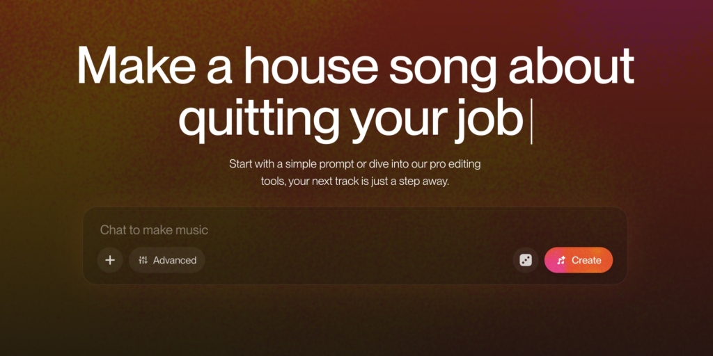 Mit Suno kannst du in Sekundenschnelle eigene Songs erstellen.