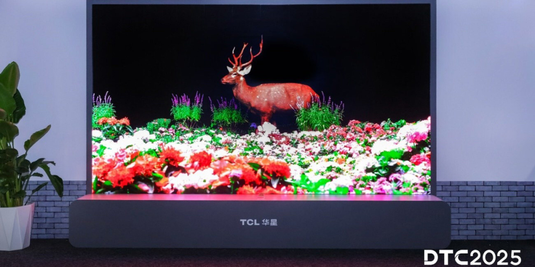 TCL hat neue RGB-OLED- und MLED-Displays präsentiert.