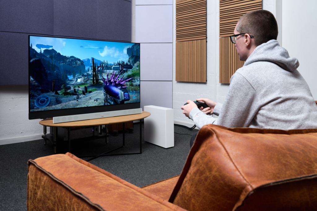 Testsituation Teufel-Soundbar