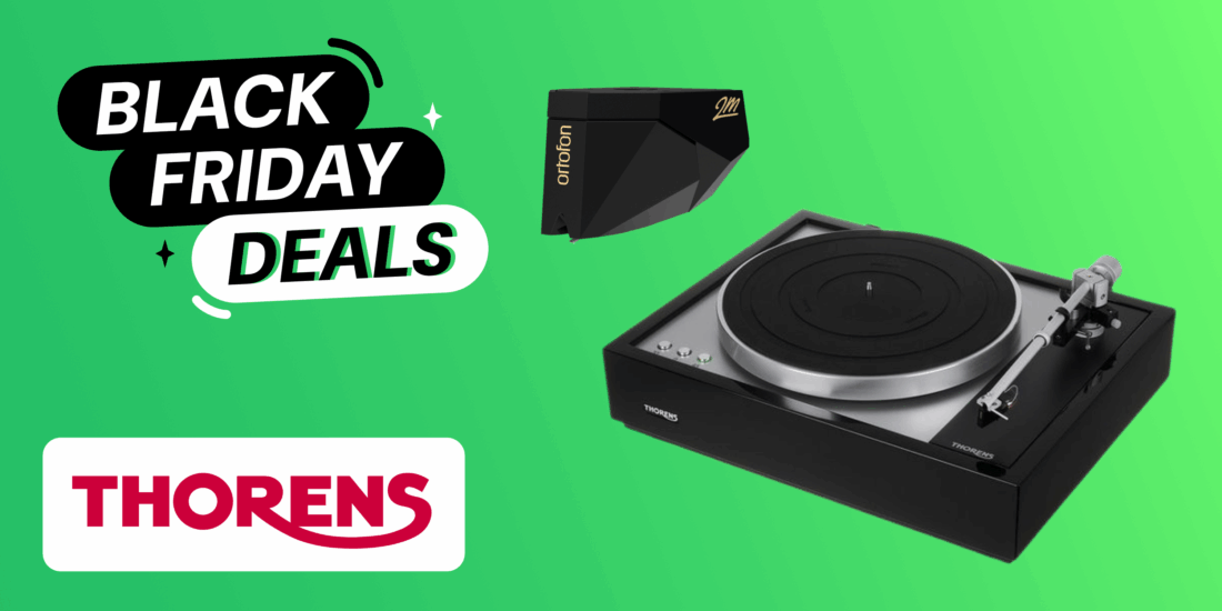 HIFI.DE Deal | Black Friday Thorens TD 1600 Ortofon 2M Black