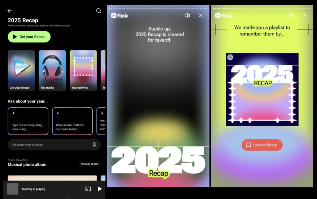 YouTube Music bietet dir bereits einen persönlichen Jahresrückblick an. 