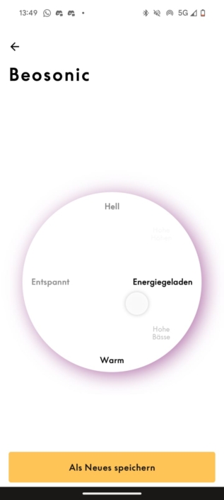 Bang & Olufsen Beosound A1 (3. Gen.) – Screenshot