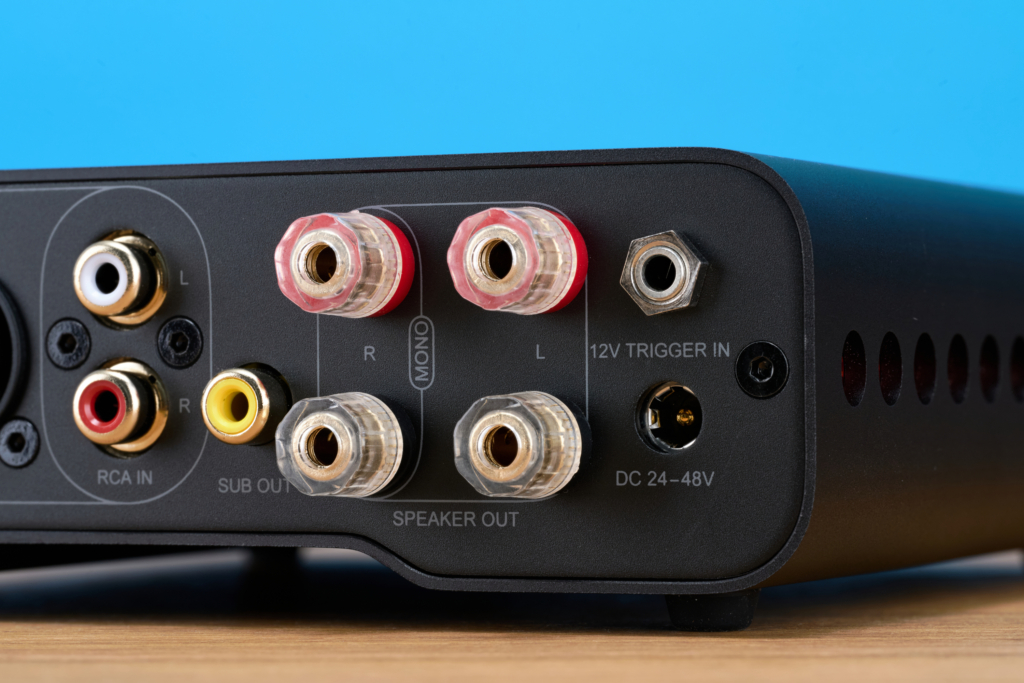 Fosi Audio ZA3 Rückseite Polklemmen