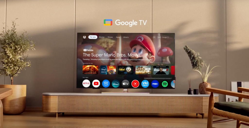Grundig setzte für seine OLED-TVs auf die Plattform Google TV.