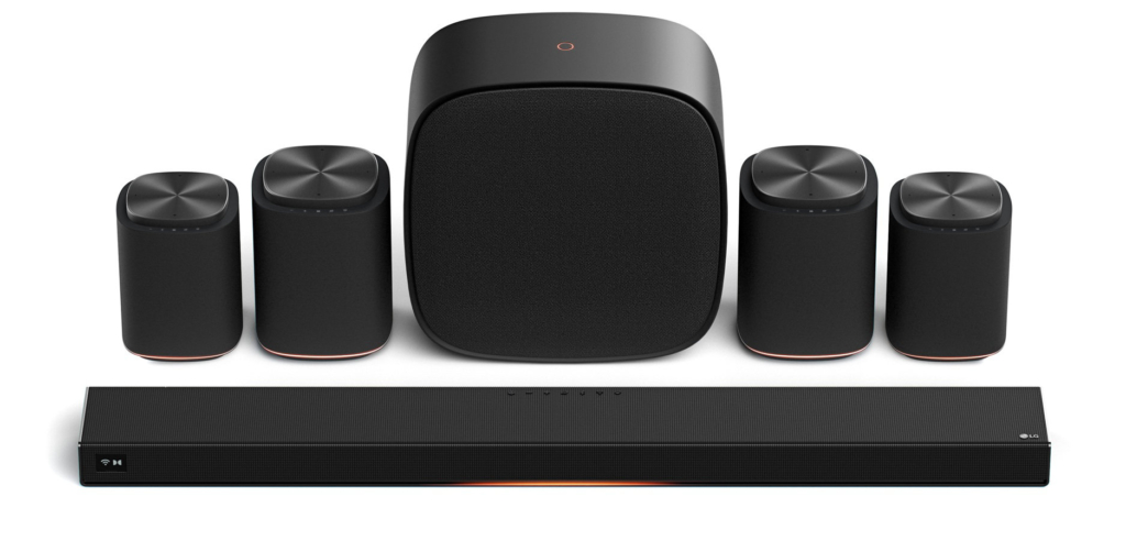 Die LG Sound Suite mit der Soundbar H7 ist für Dolby Atmos FlexConnect gerüstet.