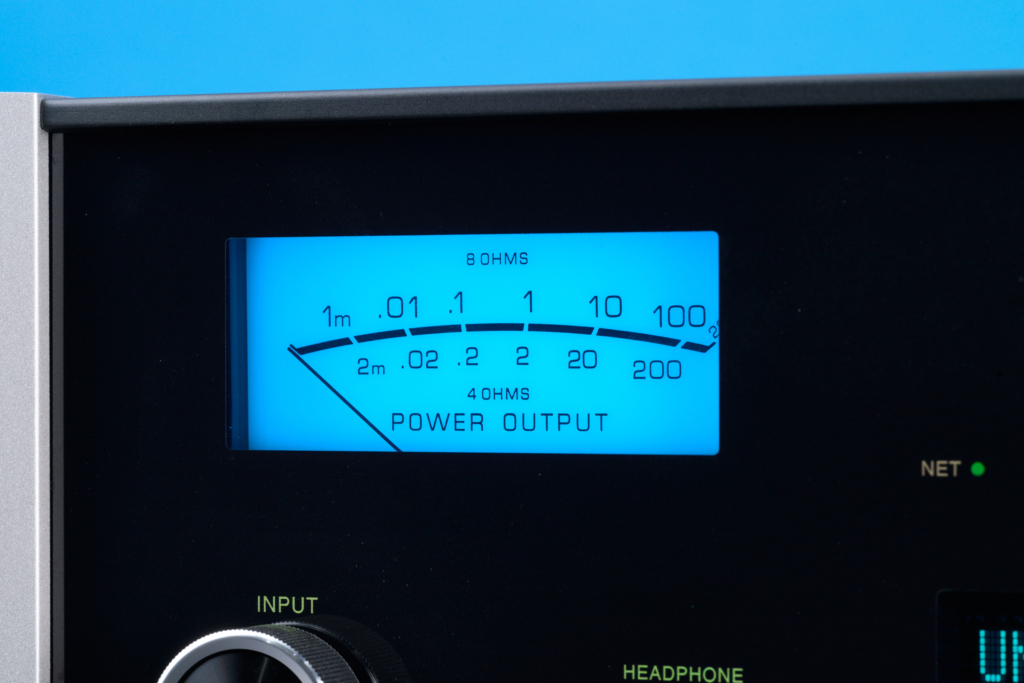 McIntosh MSA5500 VU-Meter Detail