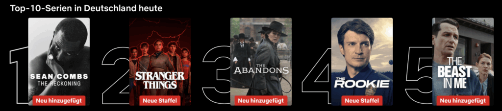 Netflix Filme Top 10