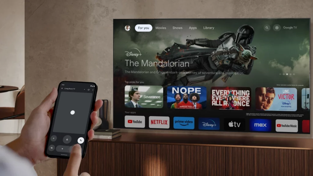 Smartphone als Fernbedienung