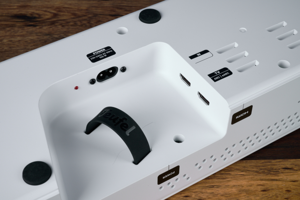 Anschlüsse HDMI Teufel Cinebar 22