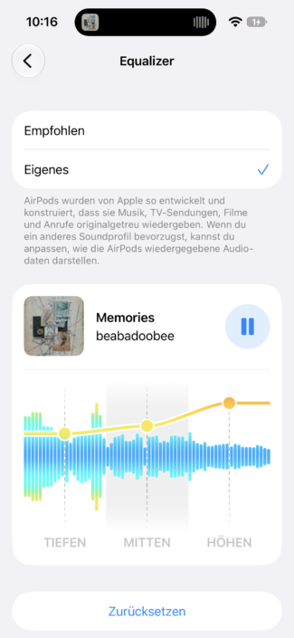 AirPods Pro 3 Equalizer
