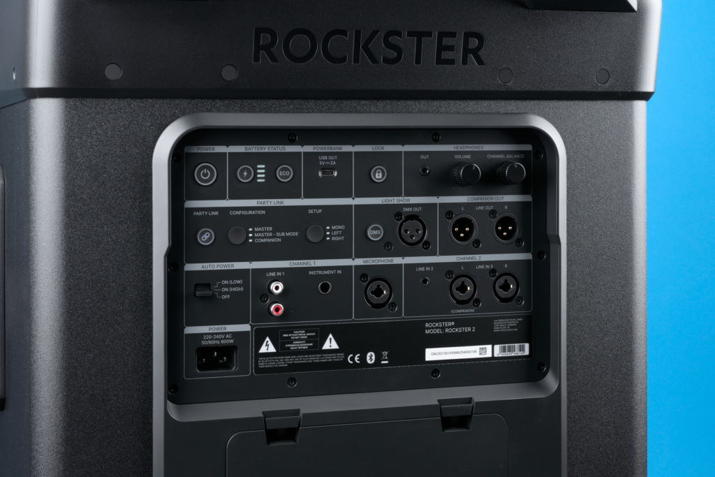Die besten Partyboxen Teufel Rockster 2 Anschluesse