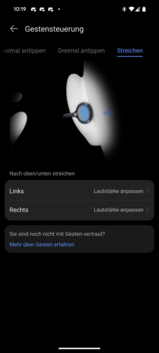 Huawei FreeClip 2 – Bedienung Screenshot