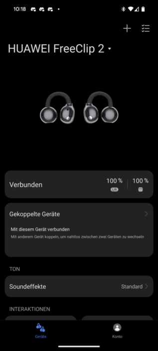 Huawei FreeClip 2 – Screenshot
