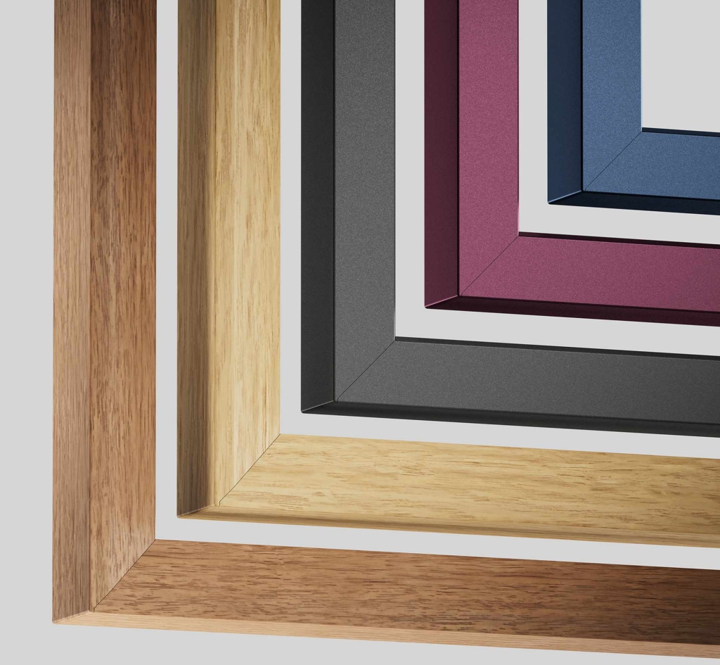 Für die Ember Artline gibt es verschiedene, austauschbare Rahmen.