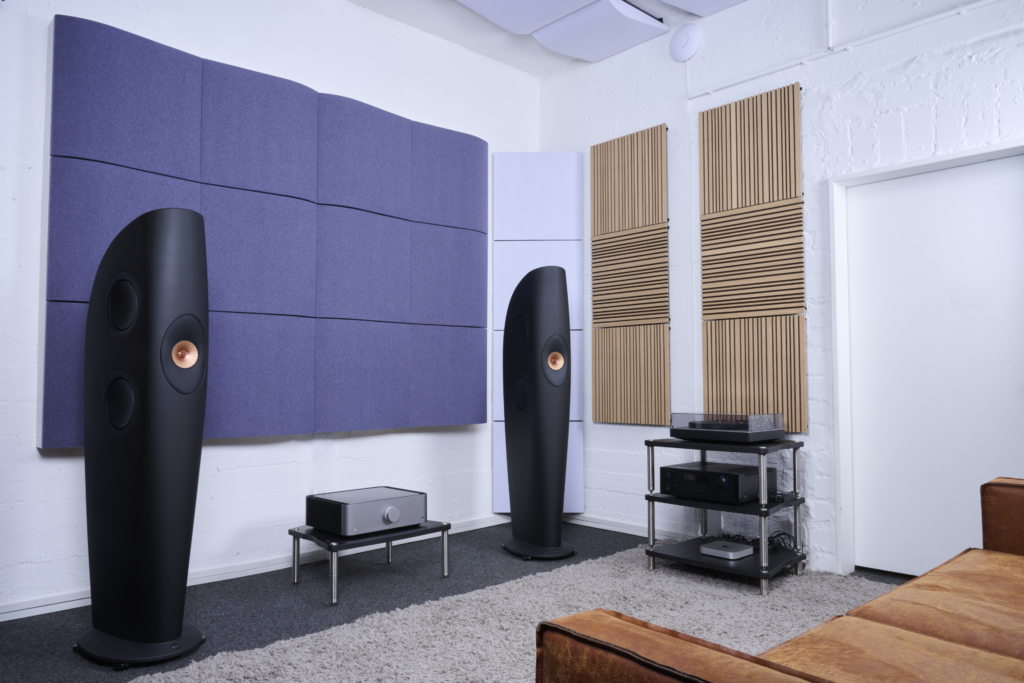Lautsprecher aufstellen Hörraum Wandabstand KEF