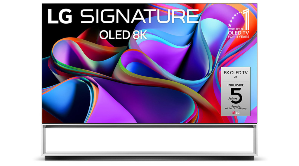 Der LG Signature 8K OLED evo TV Z3 bleibt wohl das letzte 8K-Modell des Herstellers.