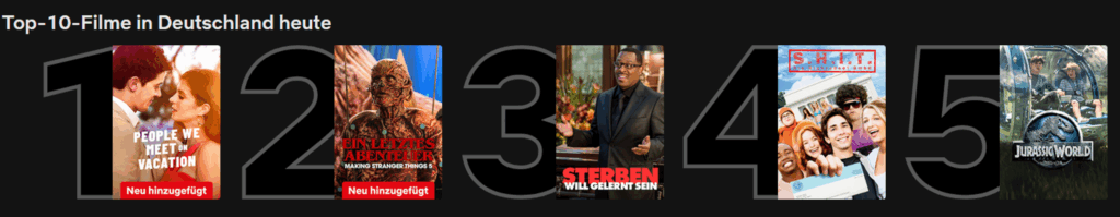 Netflix aktuelle Serien