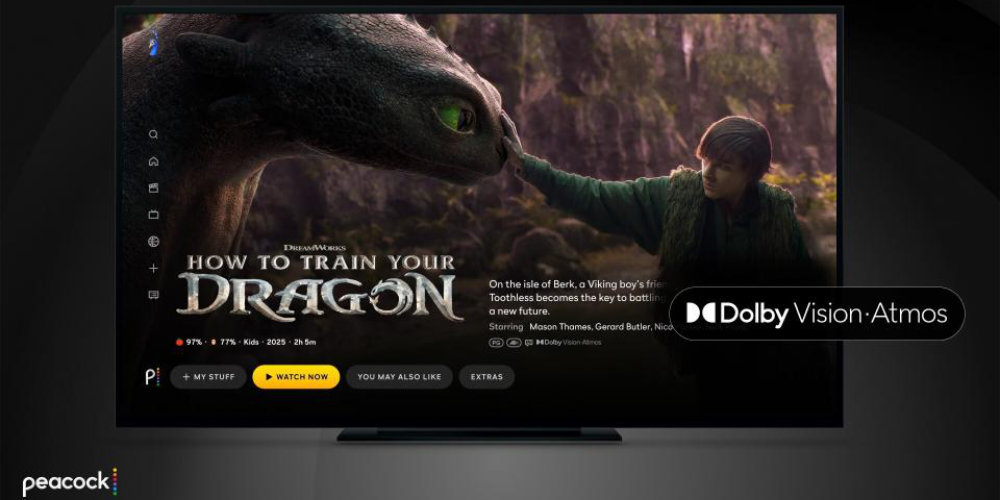 Peacock wird noch 2026 Dolby Vision 2 adoptieren.