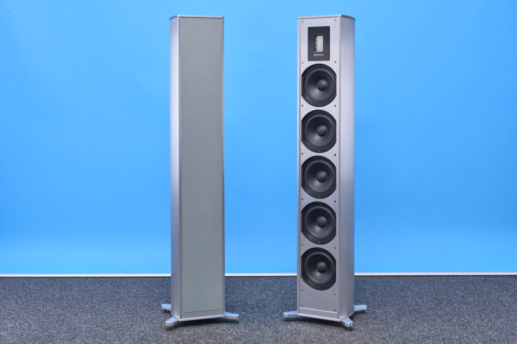 Piega Premium 701 Wireless Gen2 mit und ohne Abdeckung