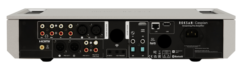 Roksan Caspian 4G Pre Amplifier Rückseite