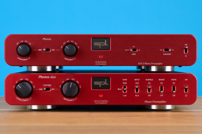 SPL Phonos Duo Vergleich mit Phonos, Front