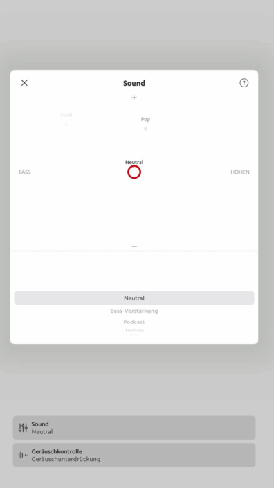 Teufel Airy Sports TWS 2 – EQ Screenshot