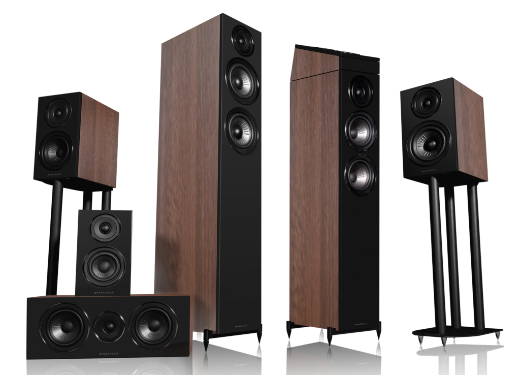 Wharfedale Diamond 12i Serie Schwarz-Walnuss