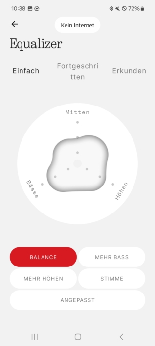 Nothing Headphone (a) im Test – App-Sreenshots