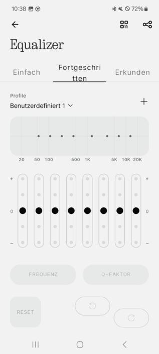 Nothing Headphone (a) im Test – App-Sreenshots